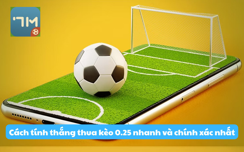 Cách tính thắng thua kèo 0.25 nhanh và chính xác nhất